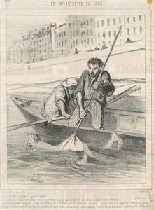 Sıkı çek Gaspar... Sıkılacak... by Honoré Daumier