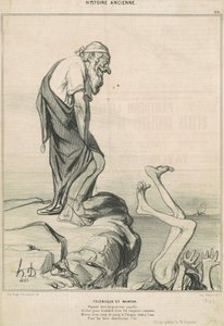 Telemakhos ve Mentor by Honoré Daumier