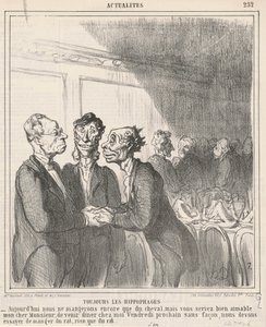 Her zaman Hipofajlar by Honoré Daumier