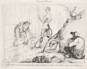 Siyasi tuzaklar by Honoré Daumier