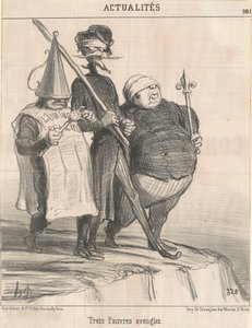 Üç Zavallı Kör İnsan by Honoré Daumier