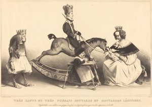 Çok yüksek ve çok güçlü yasal hardal ve hardal by Honoré Daumier