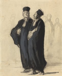 iki avukat by Honoré Daumier