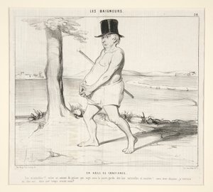 Güven ihlali. Berbat!! doğal ve toplumsal yasaların güvencesi altında yüzen bir avukatı cezaevinden soymak! by Honoré Daumier