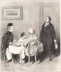 Dost bir timsahtır... by Honoré Daumier