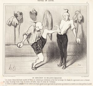 Mükemmel bir eğitimin tamamlayıcısı by Honoré Daumier