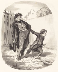 Model Oğul by Honoré Daumier