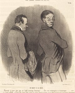 Modaya uygun bir kıyafet by Honoré Daumier
