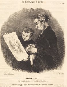 evlatlık bir haraç by Honoré Daumier