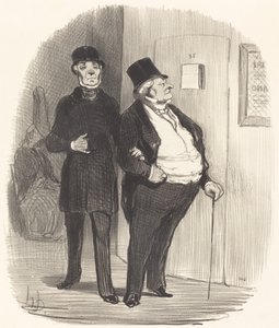 Bir günlük fayda temsili... by Honoré Daumier