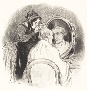 Çok gençleşen bir beyefendi by Honoré Daumier