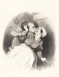 Gençliğe dönüş by Honoré Daumier
