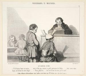 Bir Hizmet by Honoré Daumier