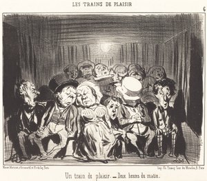 Bir Zevk Treni by Honoré Daumier