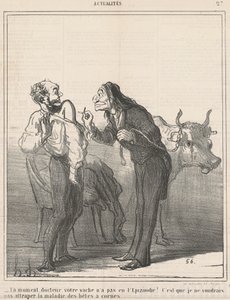 Bekle... ineğinde epizodi yok mu? ... by Honoré Daumier