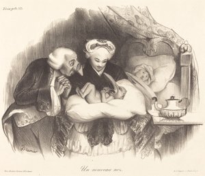 yeni bir burun by Honoré Daumier