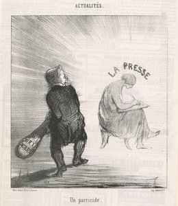 bir baba katili by Honoré Daumier