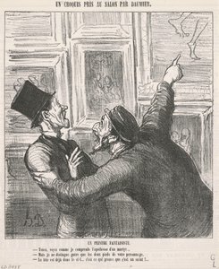Tuhaf bir ressam by Honoré Daumier