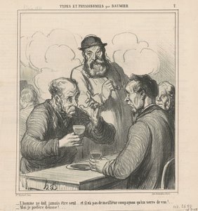 bir filozof by Honoré Daumier