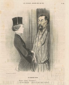 randevu by Honoré Daumier