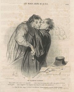 Bir avukatın zaferi by Honoré Daumier