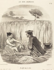 buğdayda bir idil by Honoré Daumier