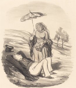 evlilik yürüyüşü by Honoré Daumier
