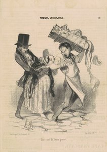 Şişman bir kadın için bir arzu by Honoré Daumier