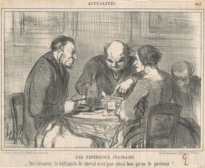 Bir mutfak deneyimi by Honoré Daumier