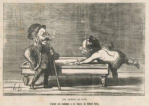 Yağmurlu bir gün by Honoré Daumier