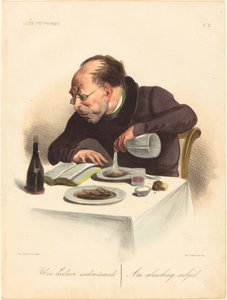 İlgi çekici bir okuma by Honoré Daumier