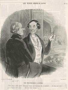 Operada bir metres by Honoré Daumier