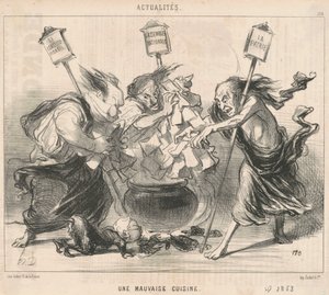 Kötü bir mutfak by Honoré Daumier