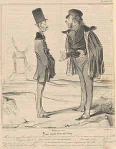 Uyuyan bir altın madeni by Honoré Daumier
