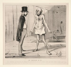 Bir inanç mesleği by Honoré Daumier