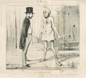 Bir inanç mesleği by Honoré Daumier