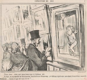 Hadi o zaman... dostum, bulamıyorum... by Honoré Daumier