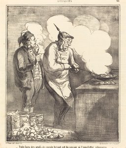 İşte kırık yumurtalar... by Honoré Daumier