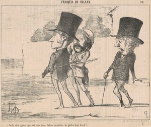 Şey, insanların bir... lanet olası yolu var... by Honoré Daumier