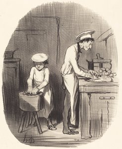 Görebiliyor musun evlat, yanılıyorsun... by Honoré Daumier