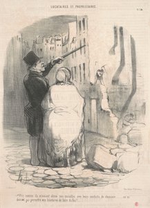 Bakın nasıl zarar vermişler... by Honoré Daumier