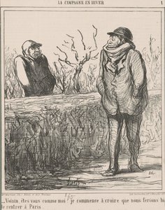 Komşu, benim gibi misin? ... by Honoré Daumier