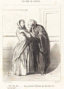 Güzelsin... by Honoré Daumier