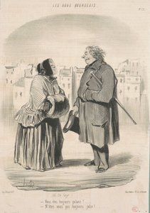 Sen her zaman cesursun! ... by Honoré Daumier