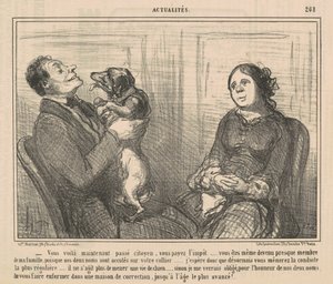 İşte şimdi vatandaşlık geçiş belgesi by Honoré Daumier