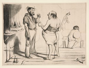 Görüyorsun, Burjuva, tam olarak by Honoré Daumier