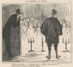 Bakalım Bay Baron... by Honoré Daumier