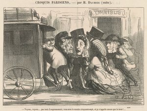 Bakalım... Çok hevesli değil... by Honoré Daumier
