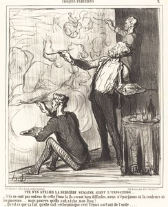 Bir atölyeden görüntü... sergi öncesi by Honoré Daumier