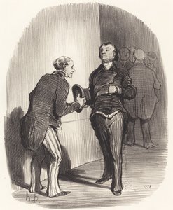 Bakanlık müştemilatından bir görüntü... by Honoré Daumier